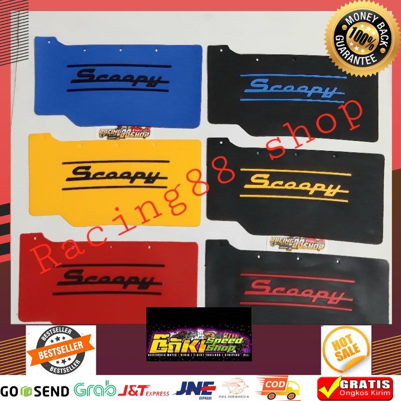 Murah Mudflap Penahan lumpur Scoopy new Scoopy fi