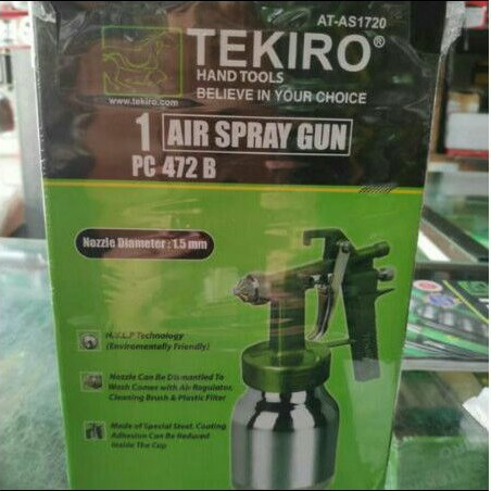 tekiro AT AS1720 semprotan cat 472 b tabung bawah spray gun 472b