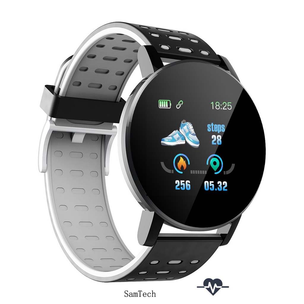 SPORT METAL SMART WATCH Heart Rate Sleep Monitor Anti Air iOs Android