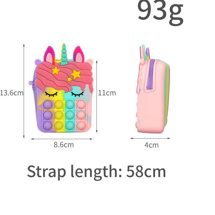 Trend - PONY BAG POP IT / POP IT BAG / TAS SELEMPANG ANAK SLING BAG POP IT MAINAN GELISAH MENGHILANG