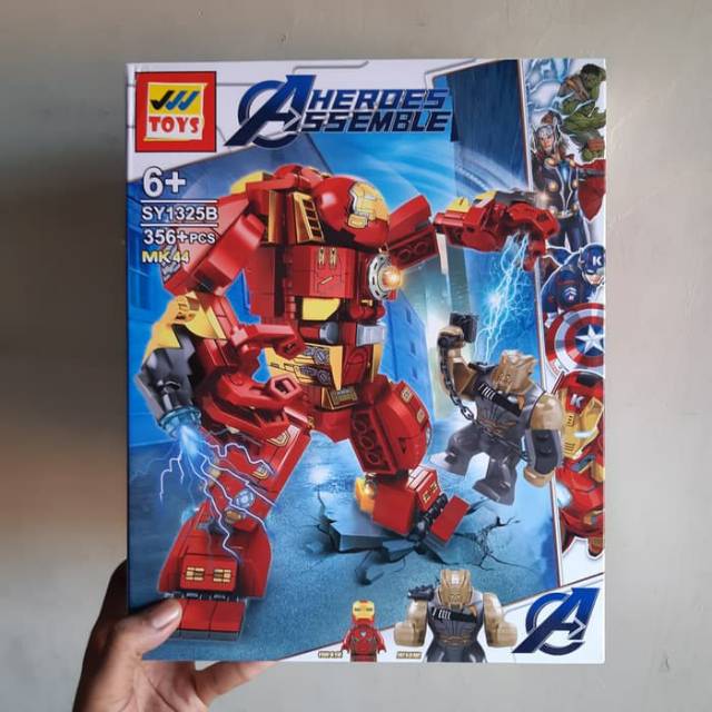 Lego Brick Hulkbuster Ironman - Mainan Figure Avengers Anak Edukatif