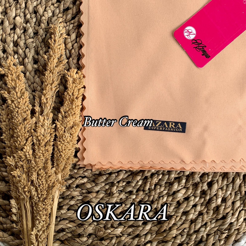 Jilbab Segi empat OSKARA by Azara part 2-BUTTERCREAM oskara