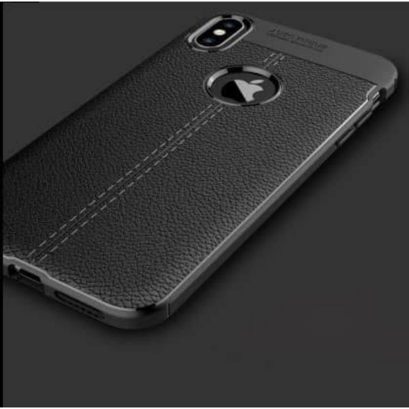 Soft Case Blackmatte Autofocus Iphone XR Silikon Leather Hitam Doff