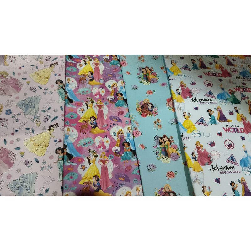 

min order 10pcs kertas kado sansanwawa tema princess