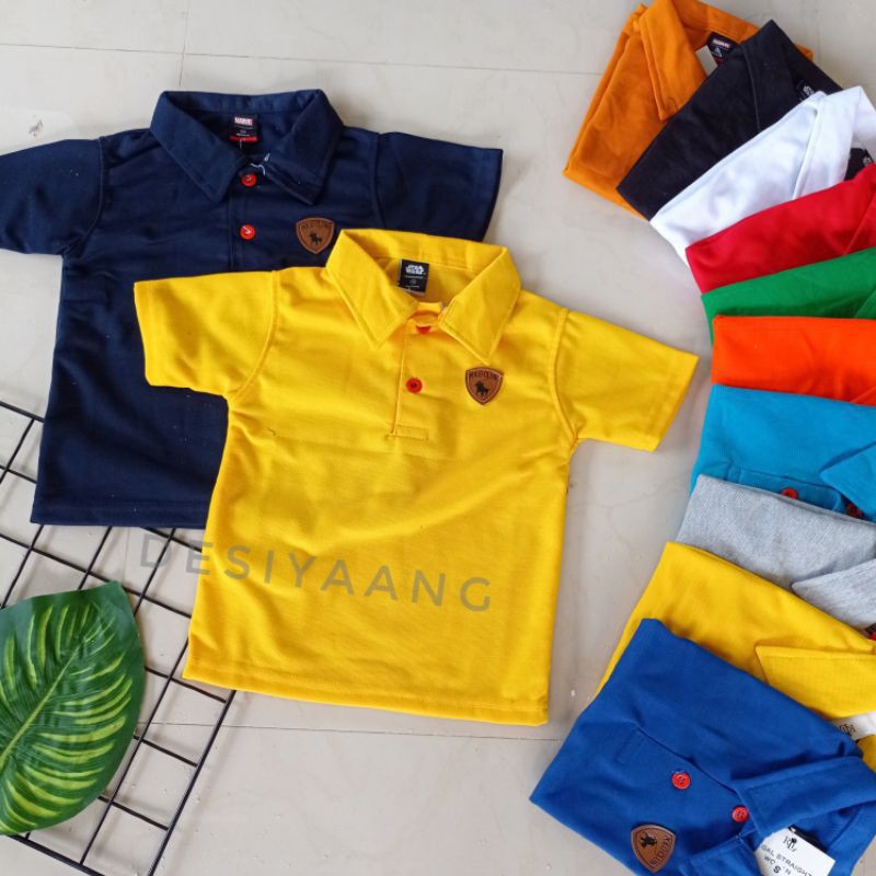 Kaos Anak Laki Laki S M L XL 1-11th POLO KANCING