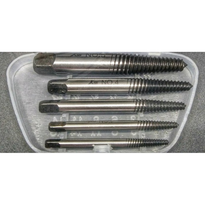 Screw Extractor Set 5pc K55 - Tap Balik
