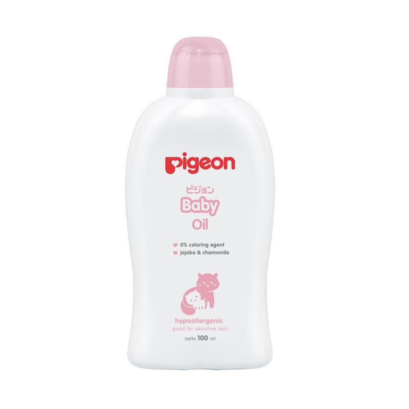 PIGEON Baby Oil Chamomile - 100ml [Baby Oil] ORIGINAL BPOM