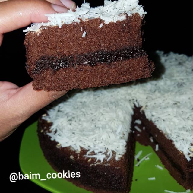 

Brownies kukus Coklat lapis