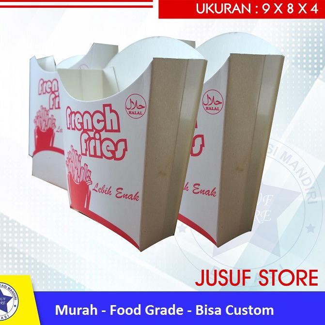 

Best - Dus Kentang french fries foodgrade isi 100 pcs, murah, bisa custom