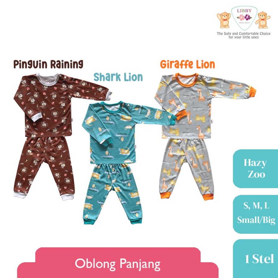 Libby setelan oblong panjang MOTIF