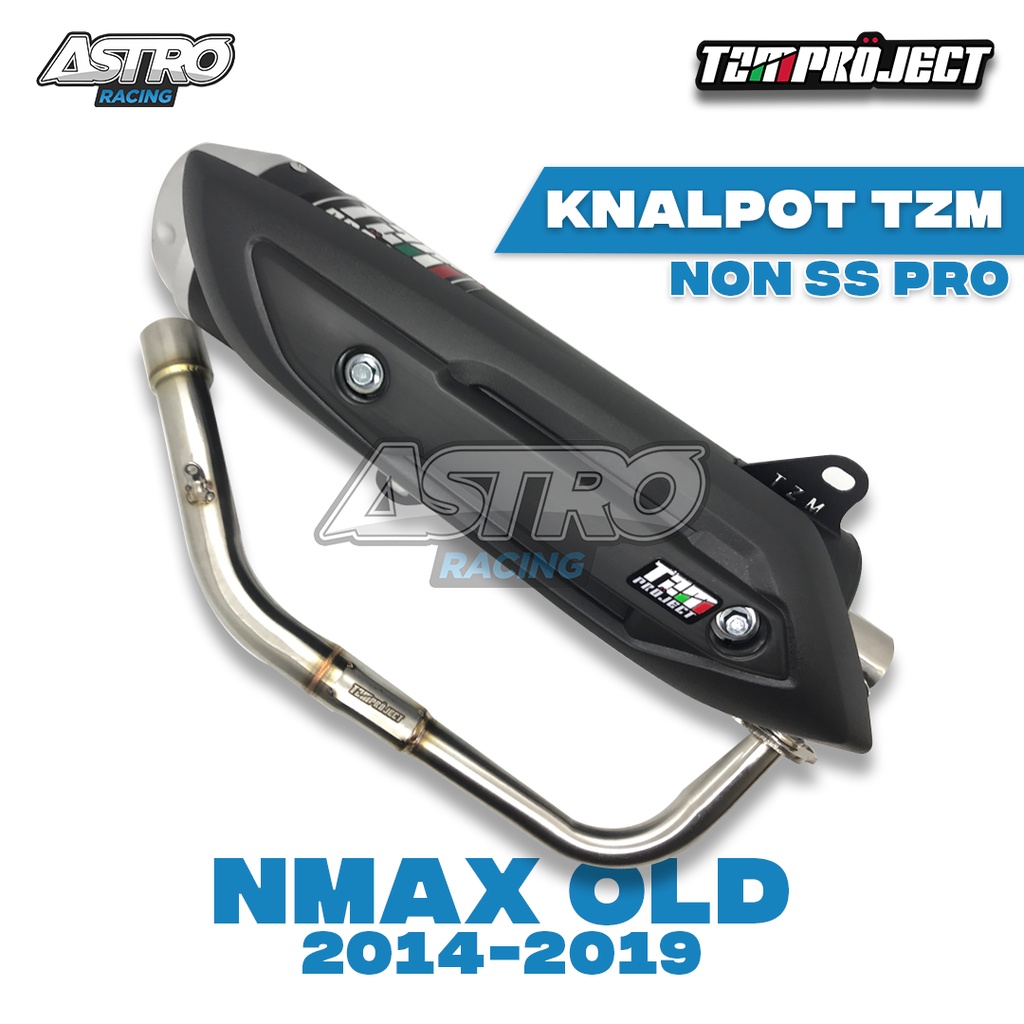 Knalpot TZM Project Racing Vario 125 Vario 150 NMAX AEROX PCX 150 Kenalpot Racing TZM STD NON SS PRO Full Package-NMAX 2015 - 2019 OLD