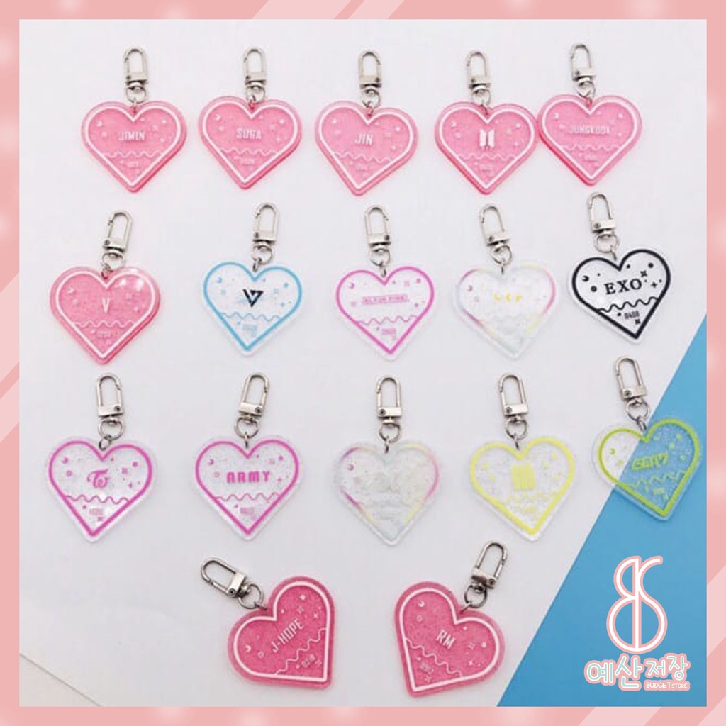 [BS] BISA COD Gantungan Kunci BTS BT21 GOT7 TWICE X1 EXO BLACKPINK KPOP Key Chain - KP336