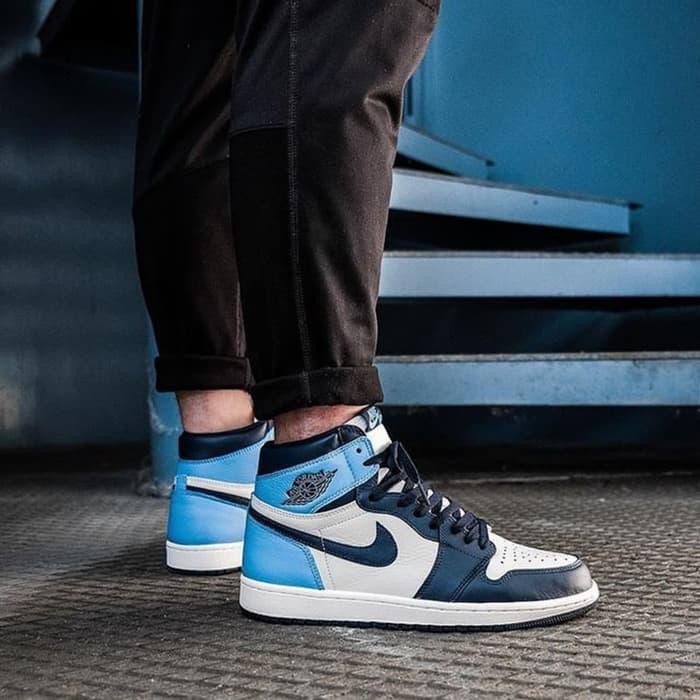 jordan one obsidian unc