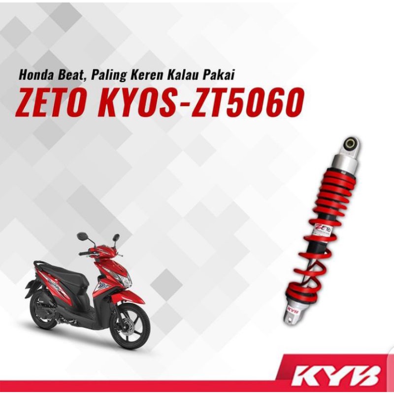 Shockbreaker vario 125/vario 150/beat f1 Kayaba Zeto/ Zt5060