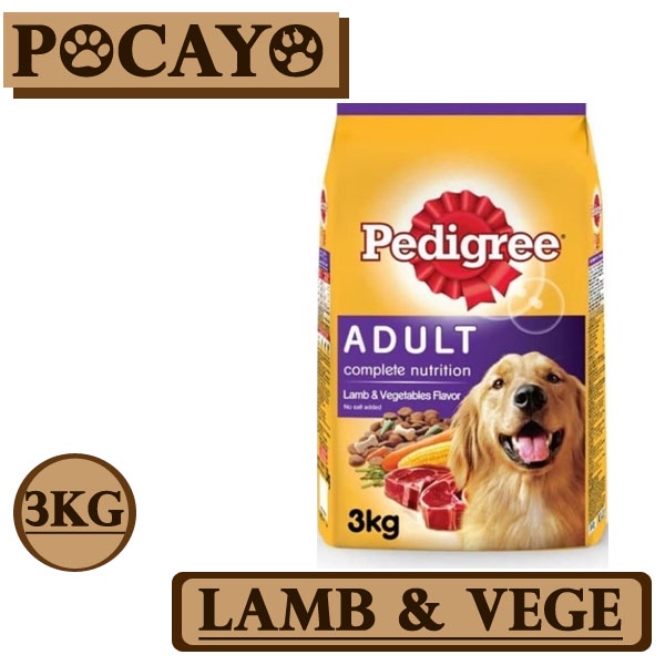 Pedigree Adult Lamb &amp; Vegetables 3kg