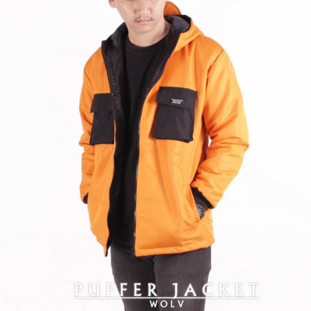 jaket puffer wolv