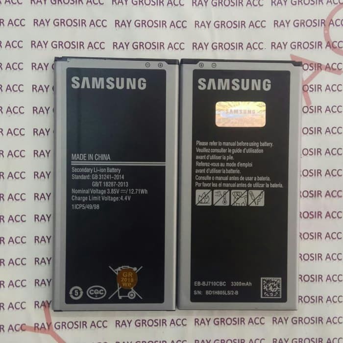 Baterai Original Samsung Galaxy J7 2016 J710 / EB-BJ710CBC