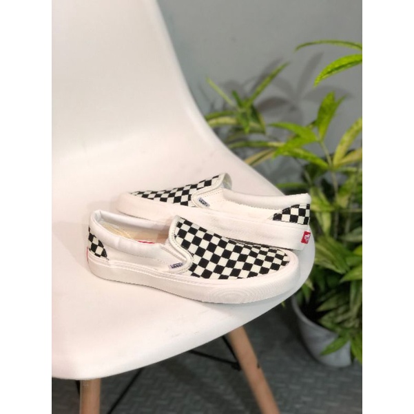 SEPATU VANS SLIP ON CHECKERBOARD OG DAN KLASIK PRIA WANITA