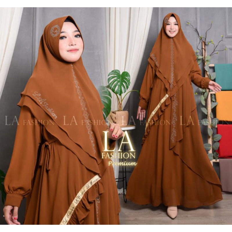WILI MUSLIM / GAMIS SYAR'I YASMINE GAMIS SYAR'I CERUTY BABYDOLL TERBARU 2022 / GAMIS SYAR'I FREE SET