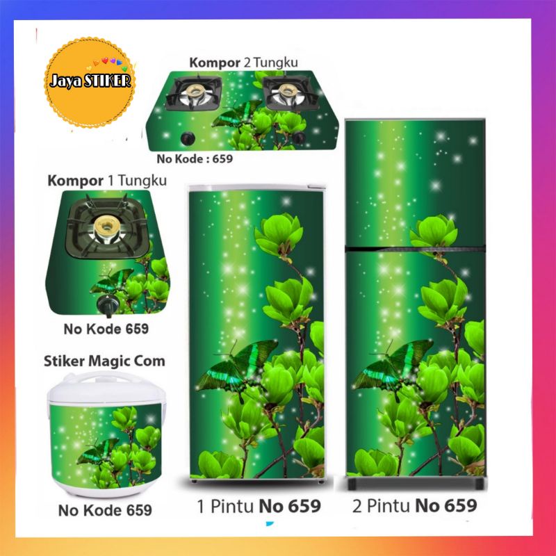 STIKER KULKAS - STIKER KOMPOR - STIKER MEJIKOM