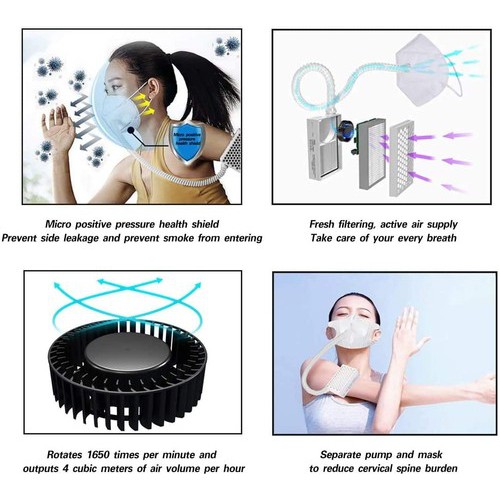 Ring Transparan Connector (Mask Joint) Selang utk BROAD AIRPRO MASKER