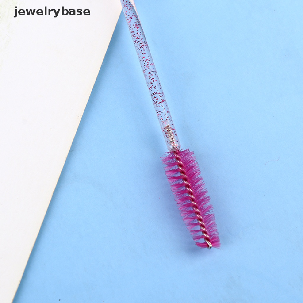 (jewelrybase) Tabung Brush Maskara Glitter Dengan Rantai Untuk Extension Bulu Mata