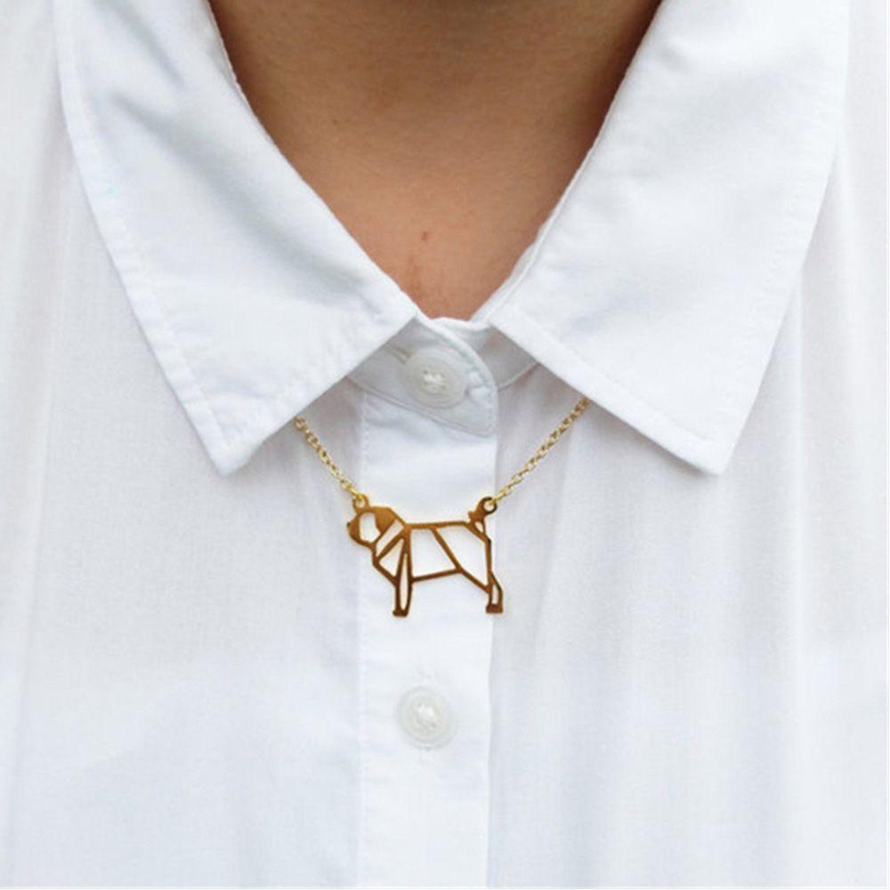 Needway Pug Kalung Pecinta Hewan Fashion Indah Liontin