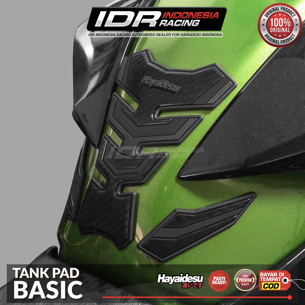 Hayaidesu Universal Tank Pad Aksesoris Decal Variasi Carbon Pelindung Tanki Motor