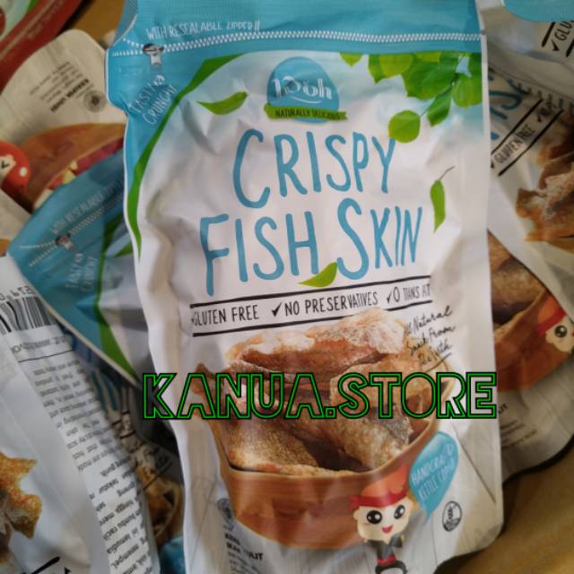 

Woh crispy fish skin naturally delicious 30gr keripik kulit ikan