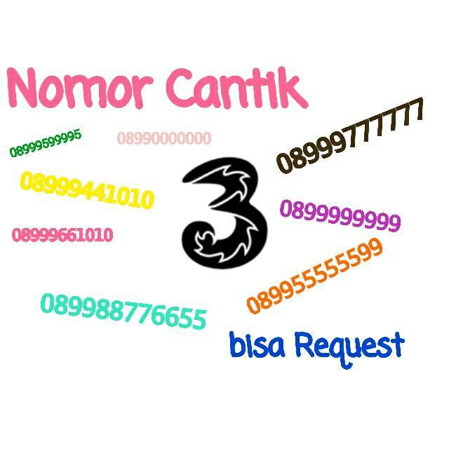 Nomor Cantik Tri Silver Free Nelpon Youtube Shopee Indonesia