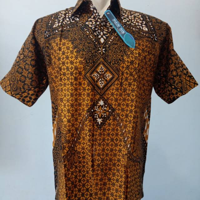 Hem pria batik Sogan,semi tulis