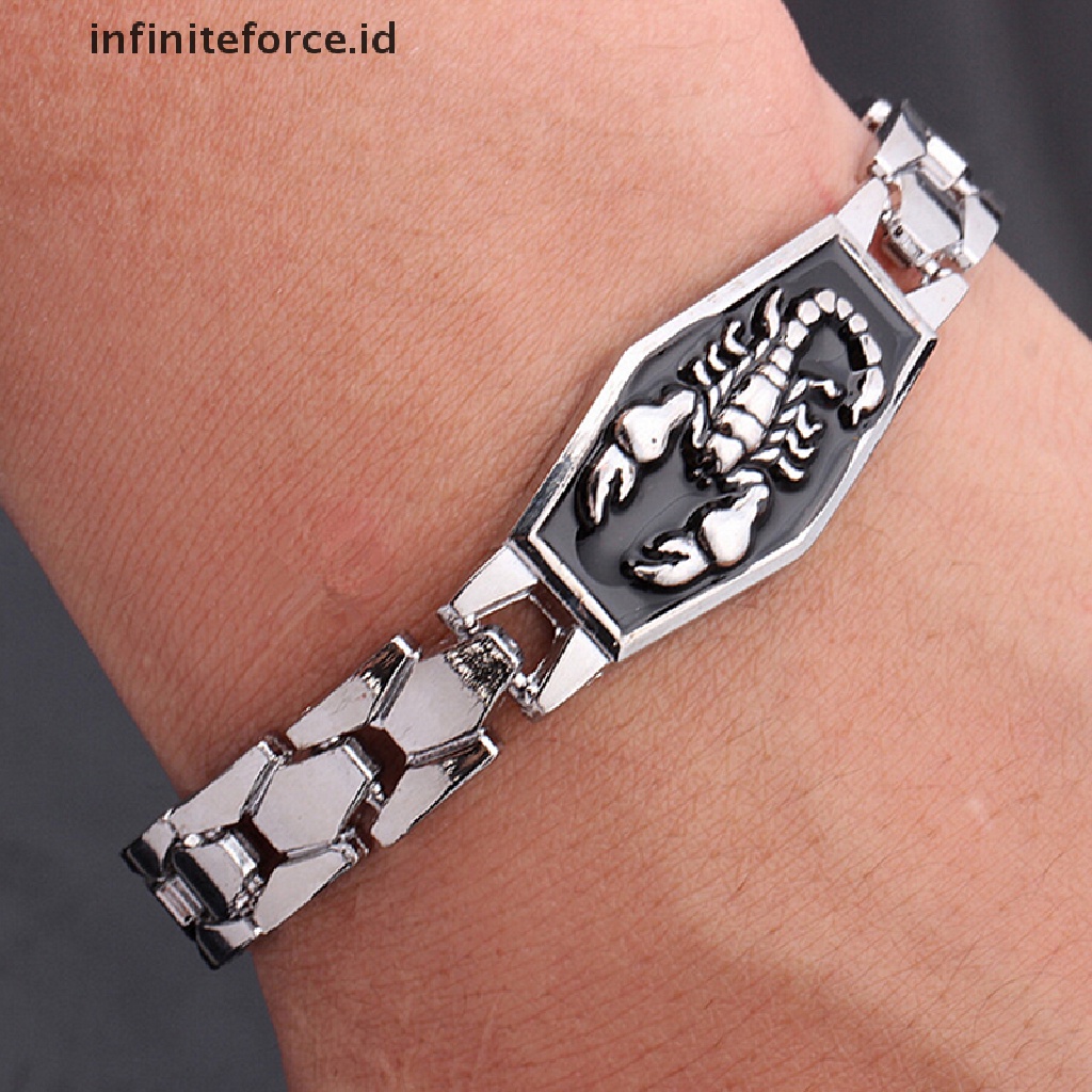 Gelang Rantai Bahan Stainless Steel Untuk Pria