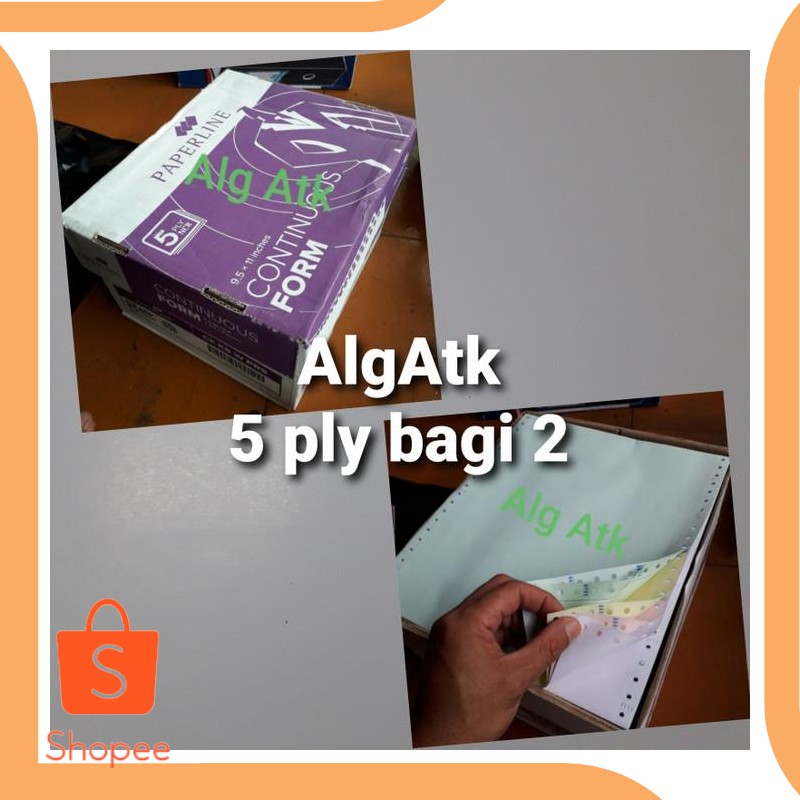 

Jual suku cadang PAPERLINE. KERTAS CONTINUOUS FORM NCR 5PLY. PRS/BAGI 2 19D Limited