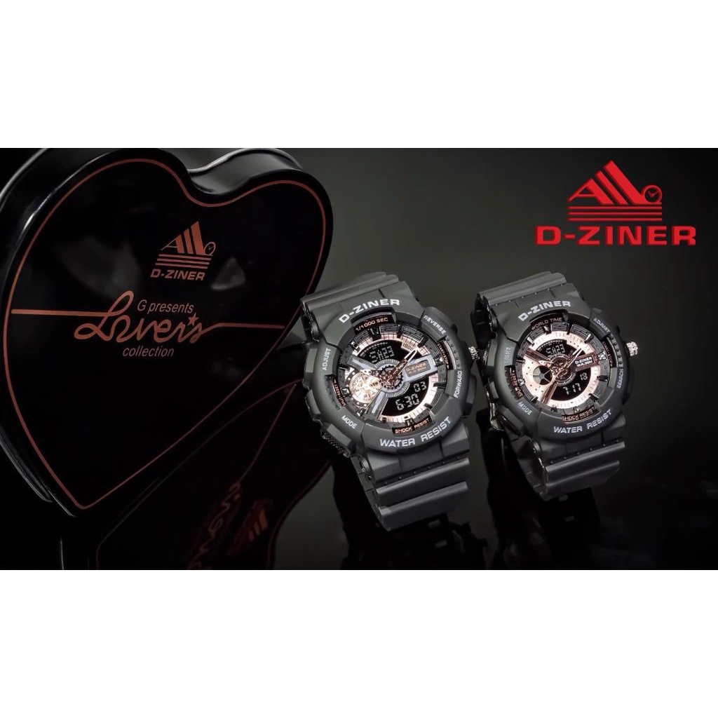 JAM TANGAN MURAH COUPLE ANTI AIR DZINER JM10