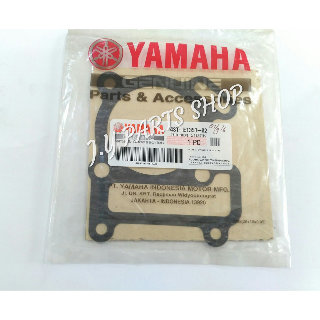 PERPAK PAKING GASKET BLOK SEHER BAWAH KERTAS CRYPTON VEGA LAMA NEW JUPITER Z 105 110 BURHAN ORIGINAL YGP 4ST-E1351-02