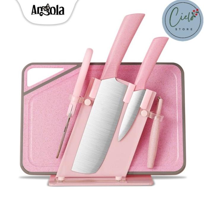 

Cielo Id Angola Set Pisau Dapur G22 6Pcs Kitchen Knife Set 85Yq1056R5