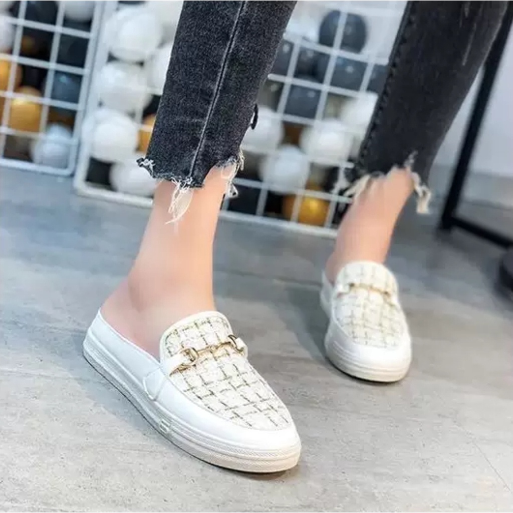 SN6188 agi2243 Sepatu Slip On Wanita Fashion Import