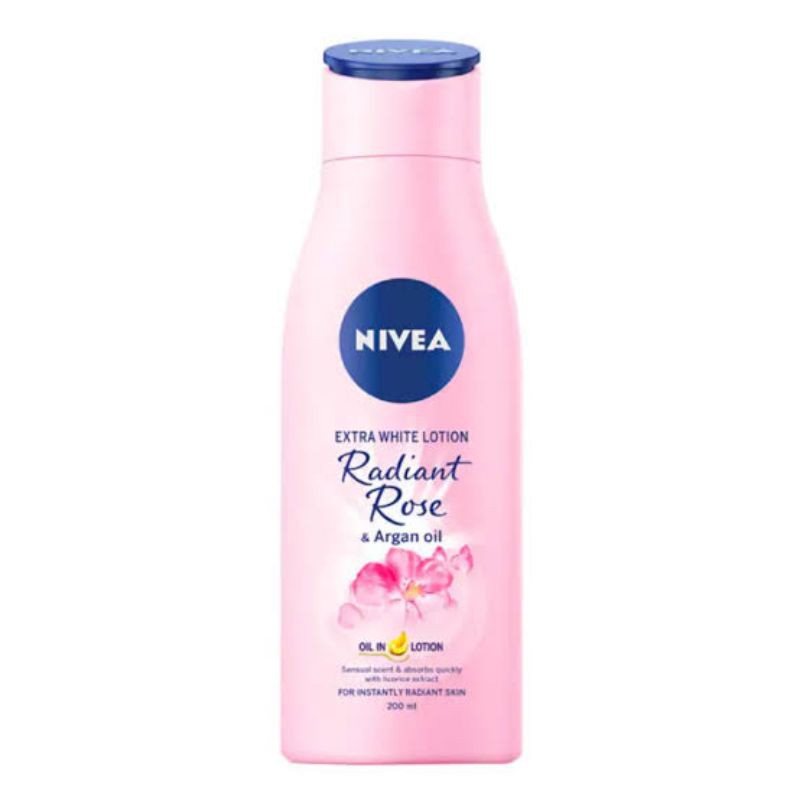 NIVEA SENSATIONAL WHITE HAND BODY LOTION RADIANT ROSE