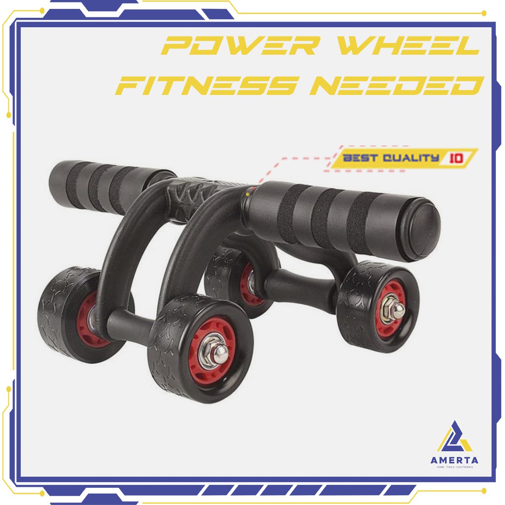 Power Wheel Alat Fitness Roller