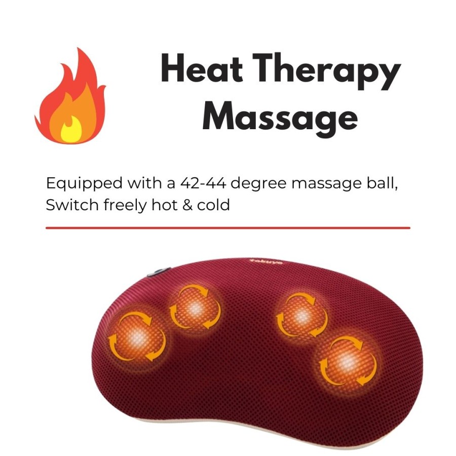 TOKUYO Heat Massage Pillow TH-530 - Bantal Pijat Hangat Panas Elektrik