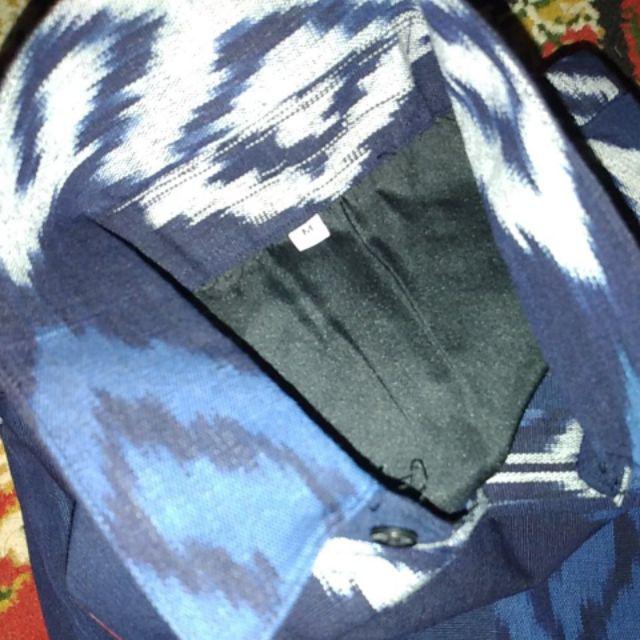 Raharja Kemeja Batik Pria Full Furing Bahan Tenun Troso Jepara