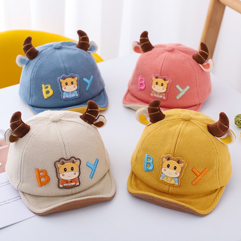 Topi Cowboy 6 Bulan - 4 Tahun model baseball bayi laki cow boy / Calf sapi tanduk lucu import premium 3 Dimensi CBKS VC