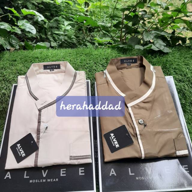 koko salaf / baju taqwa / new alvee lengan panjang / koko kekinian / herahaddad