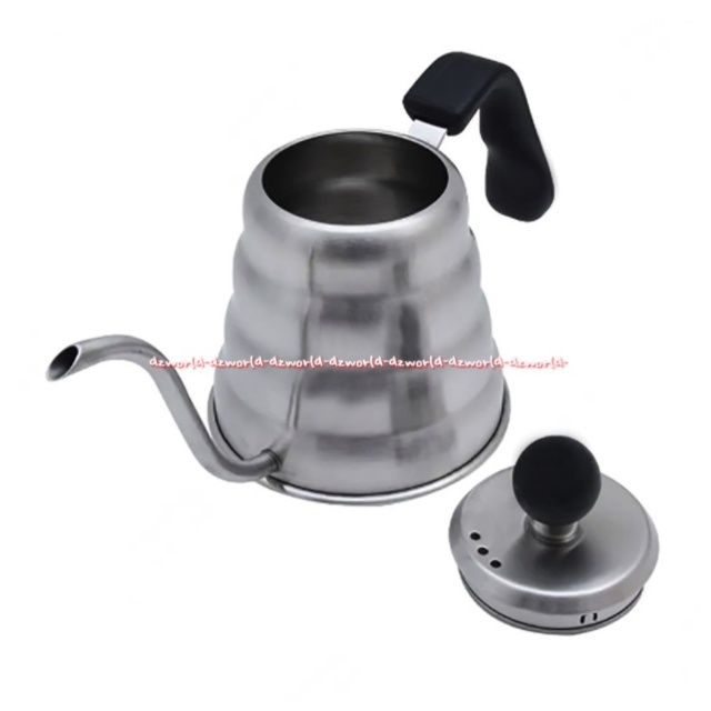 Krishome S/S 304 Coffee Pot Gooseneck With Black Handle 700ml Kris Home Teko Cerek Ujung Runcing Model Ulir Untuk Seduh Teh Kopi Stainless Steel Goo seneck SS