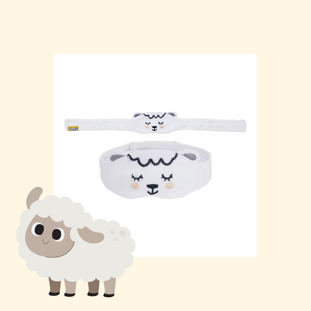 CLENCY EYE MASK BORDIR / KACAMATA BERJEMUR BAYI  CLENCY CLE101 / KACA MATA BERJEMUR BAYI KAIN LEMBUT TERLARIS / KACAMATA BERJEMUR BAYI MOTIF HEWAN LUCU KARAKTER HEWAN