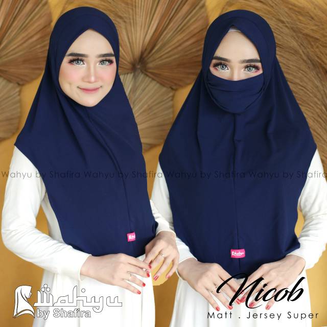 KHIMAR NICOB CADAR JERSEY SUPER/KHIMAR INSTAN CADAR