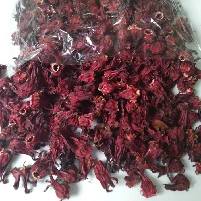 

New Bunga Rosella 100gr Kualitas Bagus - Teh Bunga Rosela