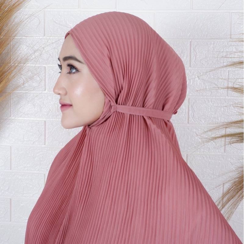 Bergo plisket jilbab