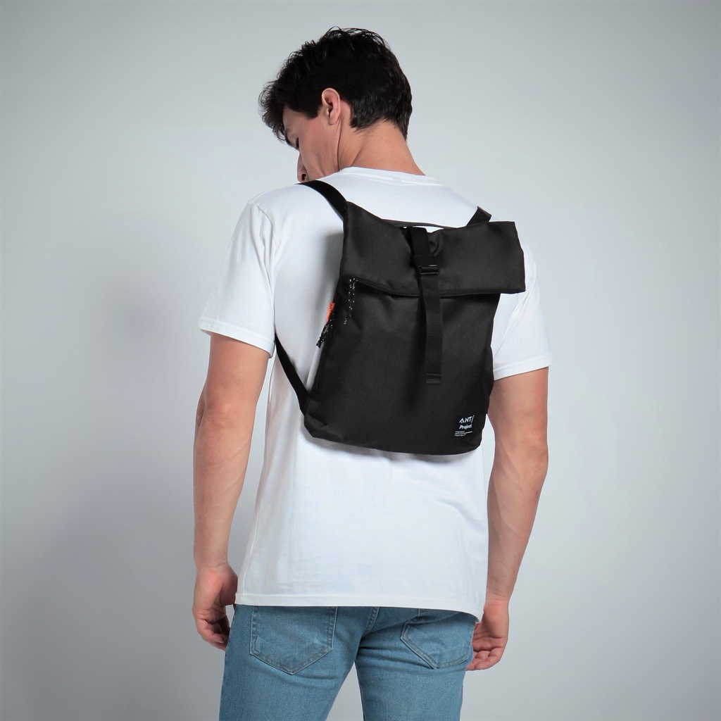 ANT PROJECT Tas Ransel Laptop Pria Serba Guna Tas Laptop Selempang Multi Fungsi