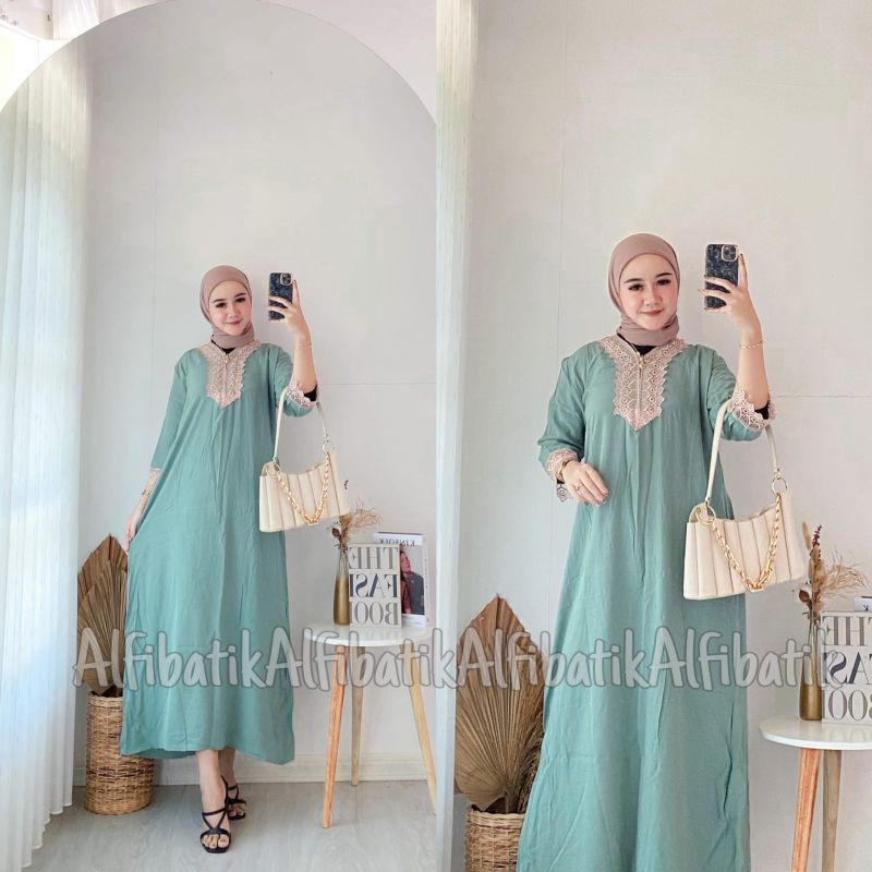 DASTER ARAB ZEEMA | RAYON SUPER GRADE A | RESLETING DEPAN BUSUI | RENDA MILO-Zeema mint
